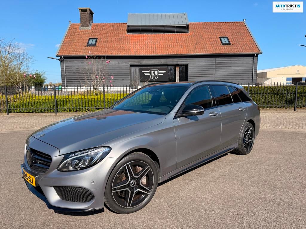 Mercedes-Benz C-klasse Estate 400 4-MATIC 43-AMG BURMESTER N, 2996 cc, Leder, Vierwielaandrijving, 93 €/maand