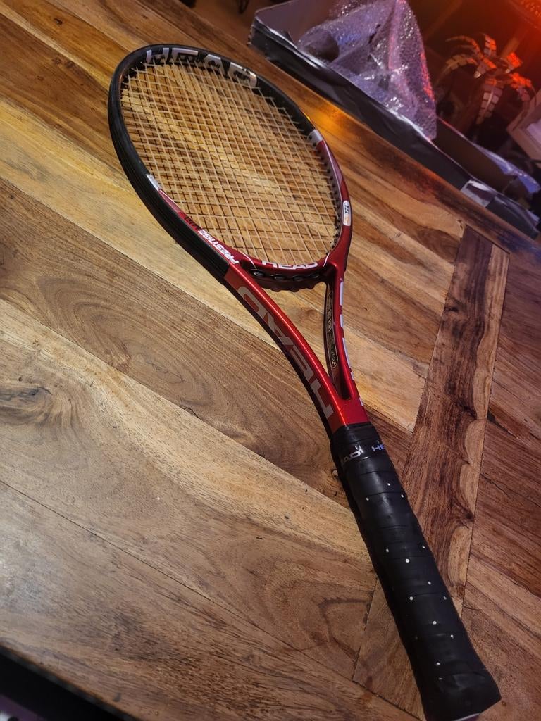 Head Prestige Mp Mid Tennisracket YouTek 93 inch 330 gram, Ophalen of Verzenden, Zo goed als nieuw, Head, Racket
