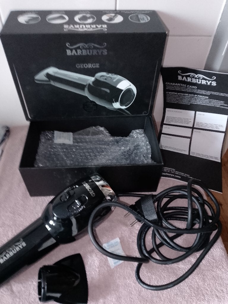 Barburys George Barbiers Föhn 2000W Handheld Kappersföhn, Ophalen of Verzenden, Nieuw, Föhn of Haardroger