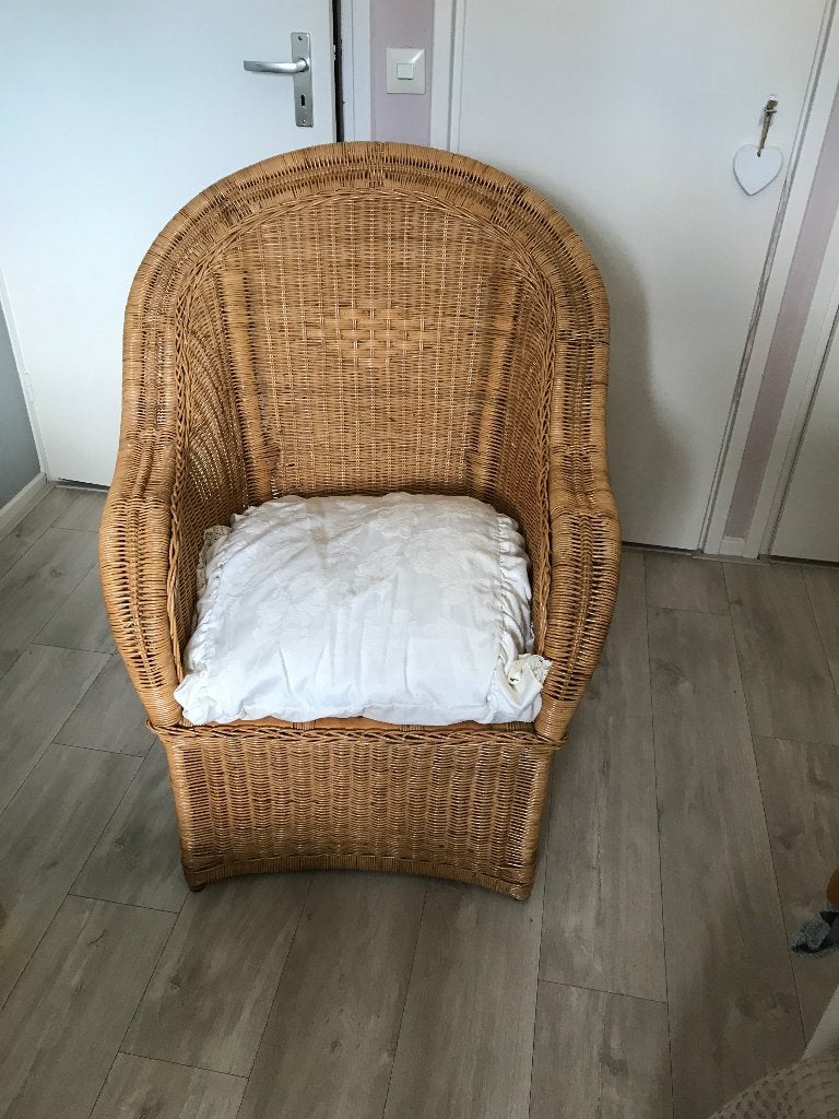 Stoel, Huis en Inrichting, Stoelen, Ophalen, Gebruikt, Overige kleuren, Riet of Rotan