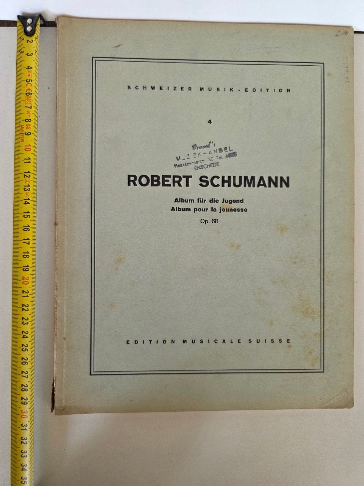 Robert Schumann - Album für die Jugend Op. 68 (Pianomuziek), Gebruikt, Klassiek, Ophalen of Verzenden, Artiest of Componist