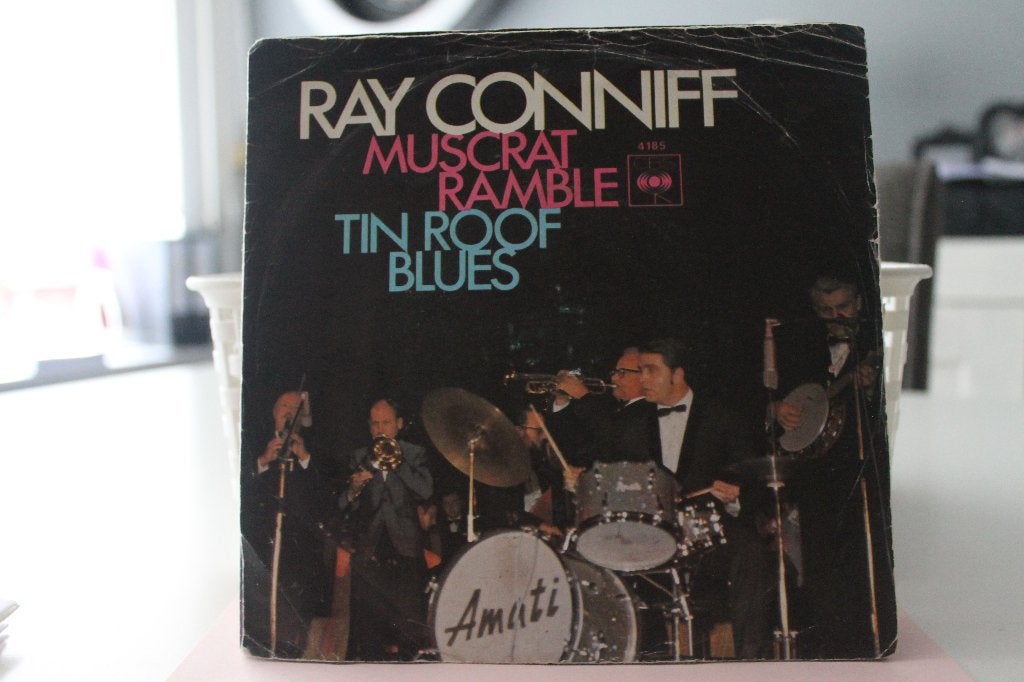 7" Single Ray Conniff - Muscrat Ramble / Tin Roof Blues, Gebruikt, 7 inch, Ophalen of Verzenden, Pop