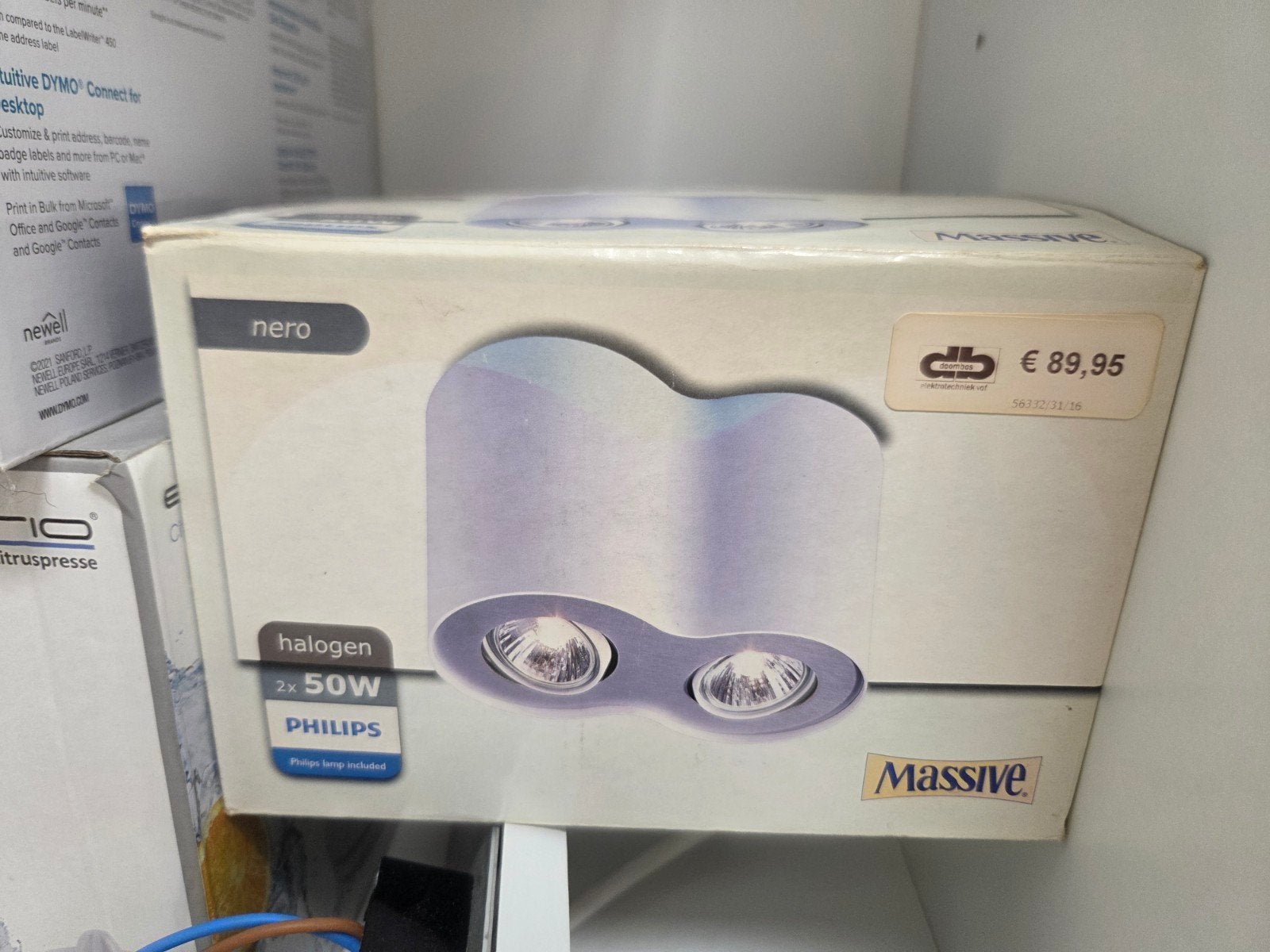 Philips Massive Nero plafondlamp / plafondspot te koop, Ophalen, Nieuw