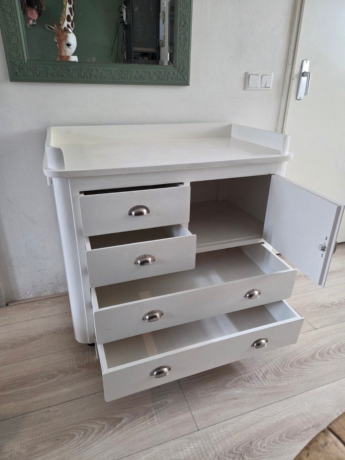 vintage commode, Ophalen, Gebruikt, 50 tot 70 cm, 75 tot 100 cm