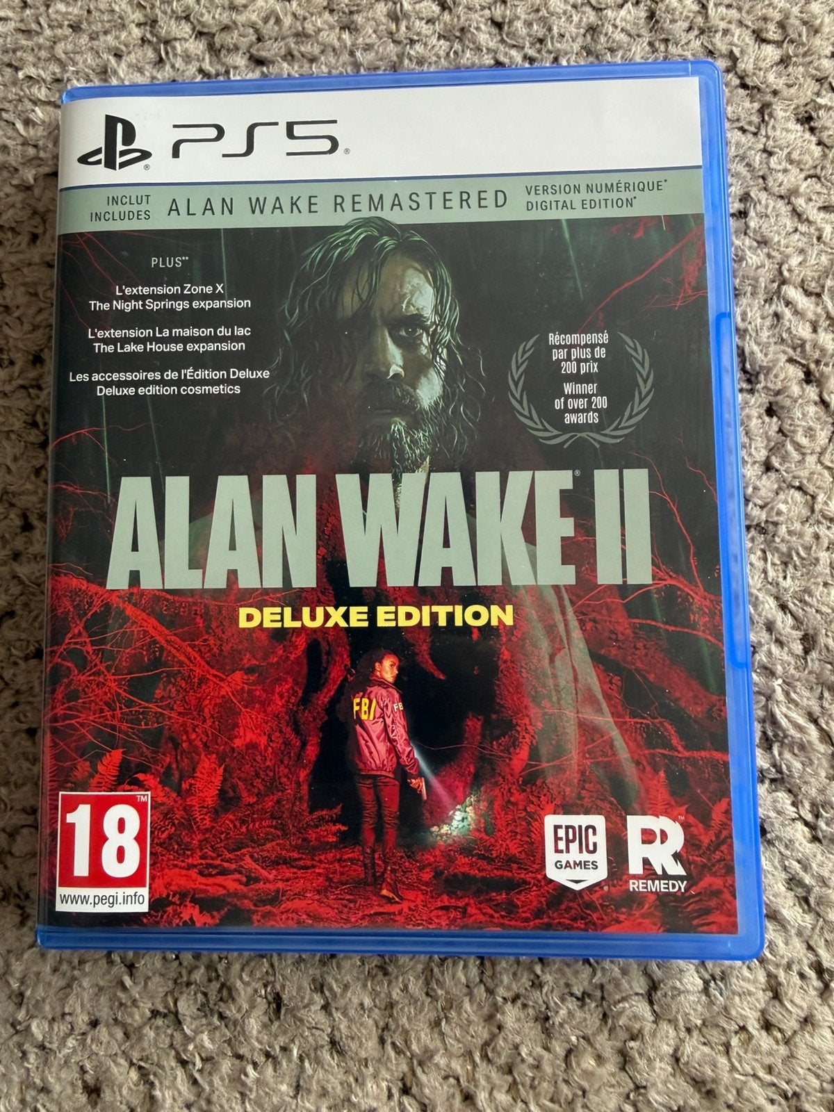 Alan Wake II Deluxe Edition PS5 – nette staat, Ophalen of Verzenden, Zo goed als nieuw
