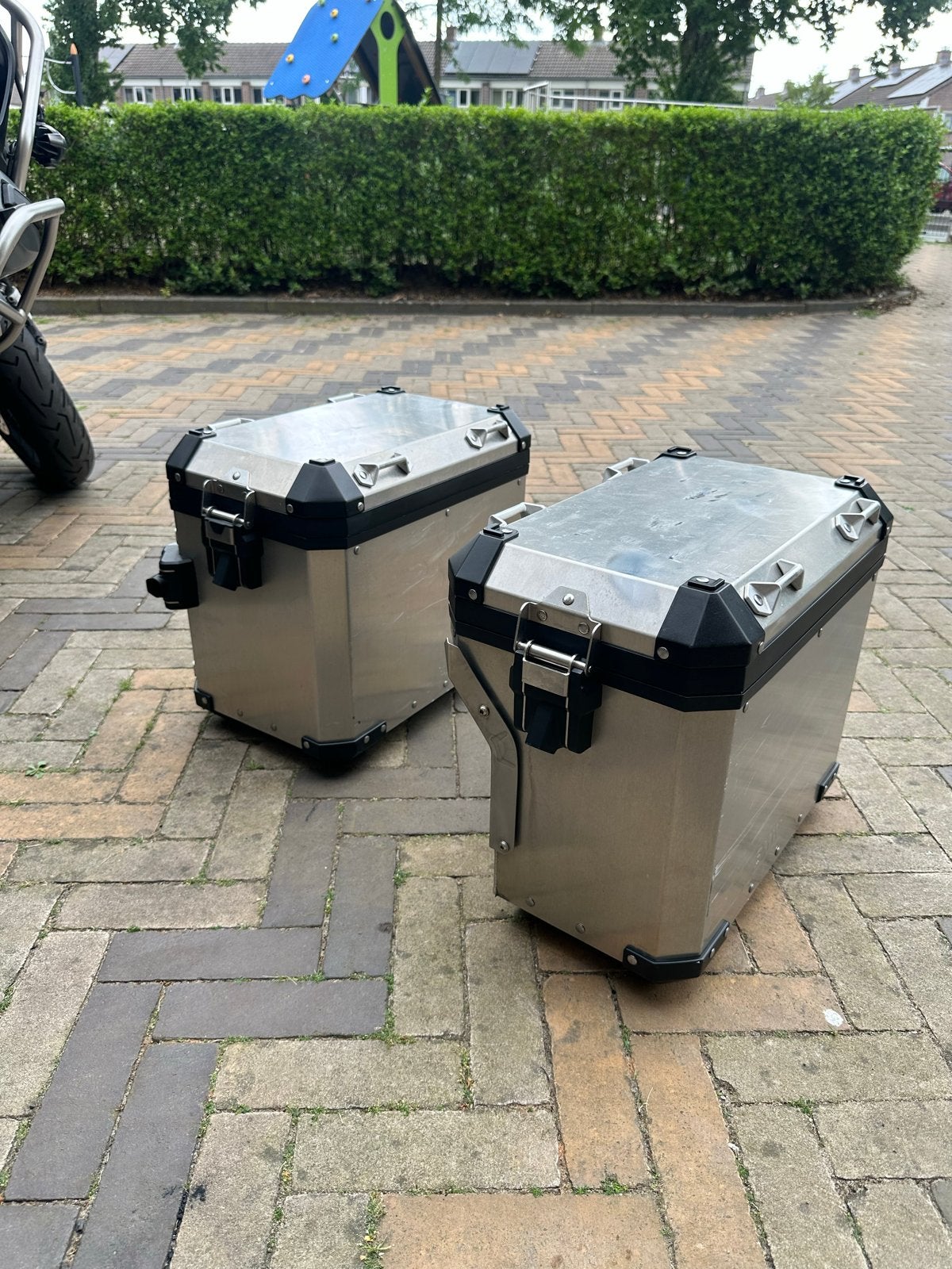 BMW R1200GS/R1250GS Zijkoffers (Set van 2), Ophalen, Gebruikt
