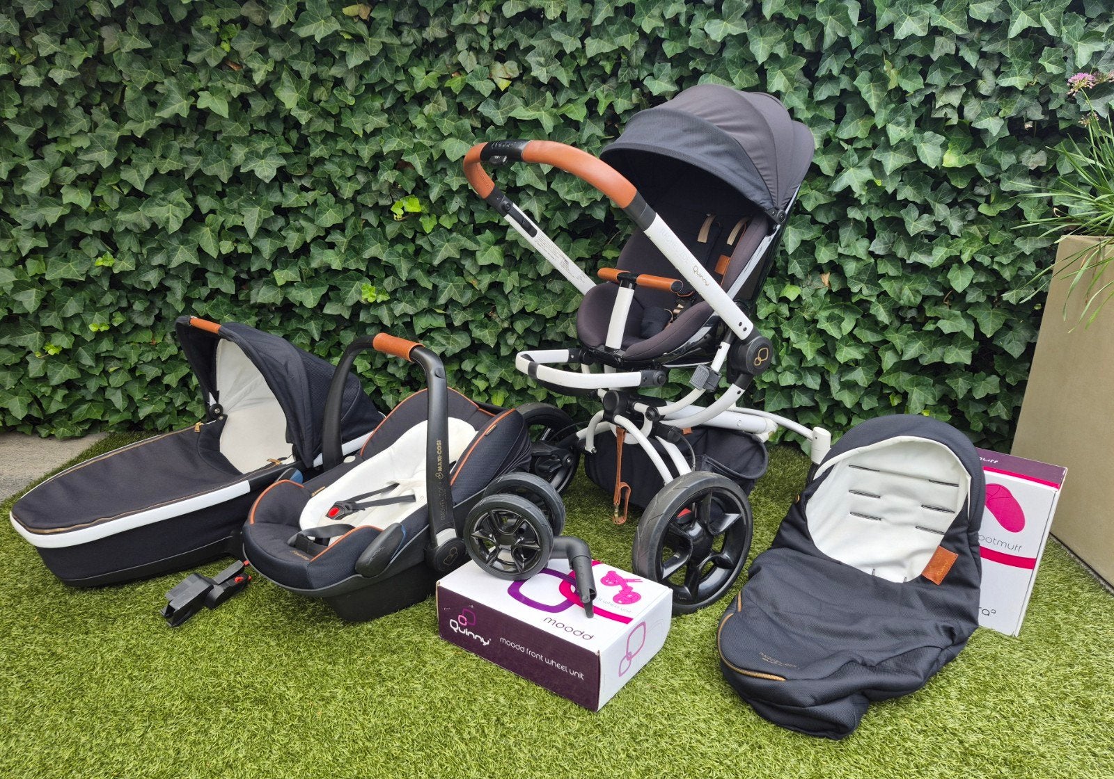 Quinny Moodd Rachel Zoe combiwagen met Maxi-Cosi, Ophalen, Gebruikt, Quinny, Combiwagen