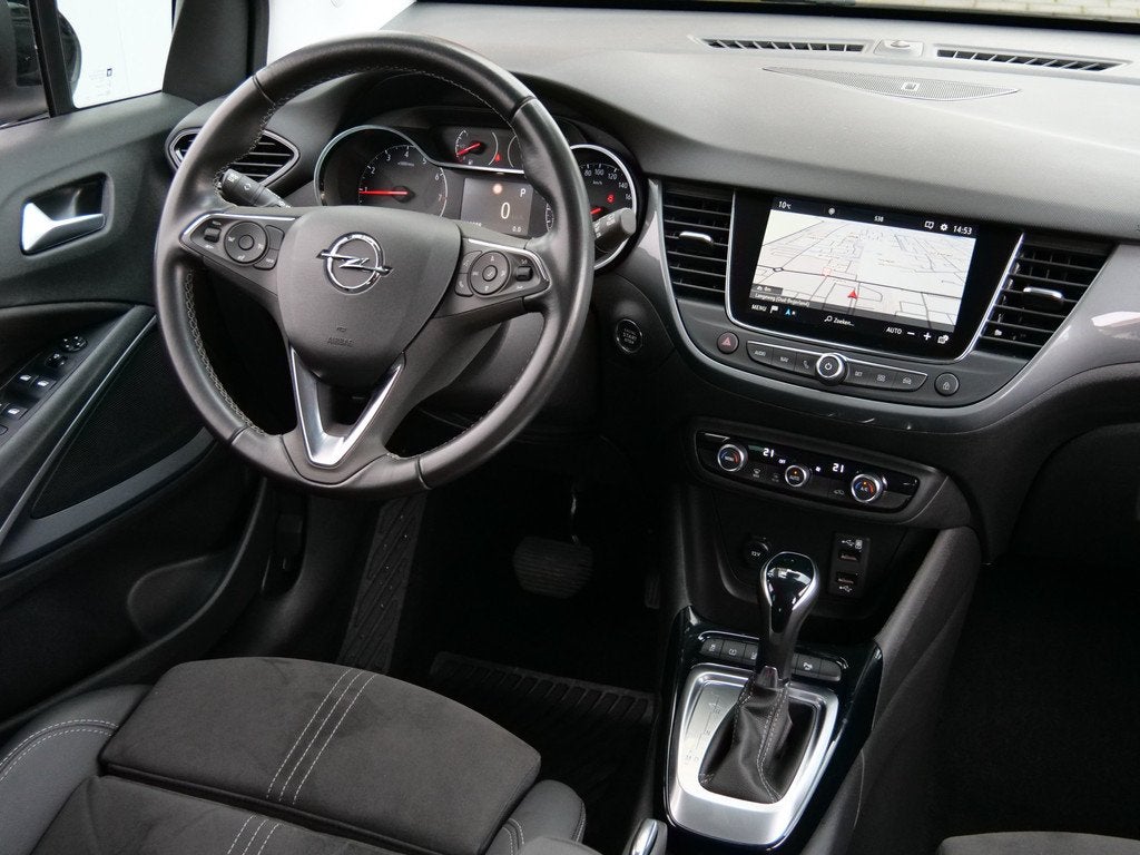 Opel Crossland 1.2 Turbo Ultimate 130 Pk Automaat Navigatie, Auto's, Opel, 840 kg, 1199 cc, Wit, Bedrijf