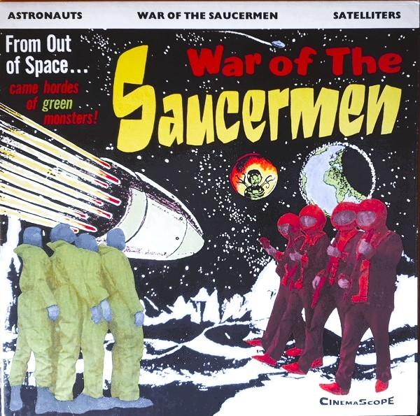 astronauts-satelliters/war of the saucermen-garage/punk/surf, Verzenden, Gebruikt, 10 inch, Alternative