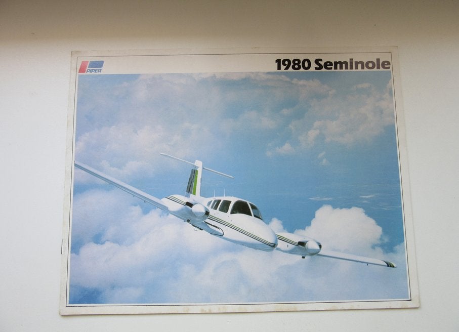 Piper brochure 1980 Seminole, Verzenden, Gebruikt, Overige typen