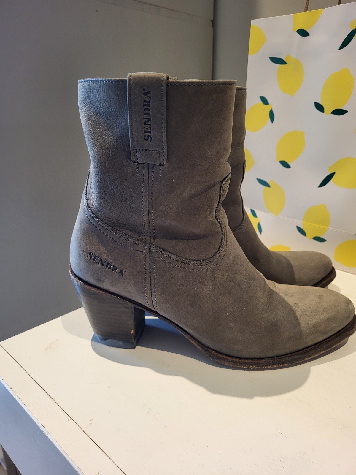 sendra laarzen mt 38, Ophalen of Verzenden, Zo goed als nieuw, Groen, Hoge laarzen