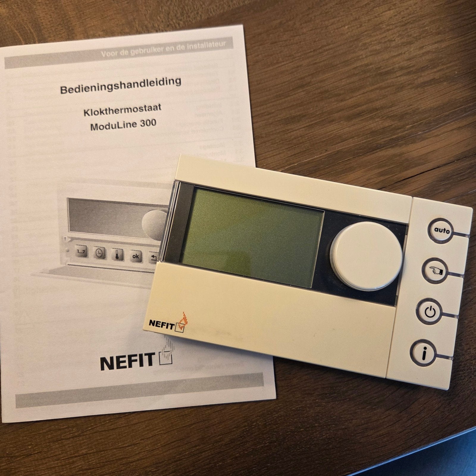 Nefit ModuLine 300 klokthermostaat, Doe-het-zelf en Verbouw, Ophalen of Verzenden, Gebruikt
