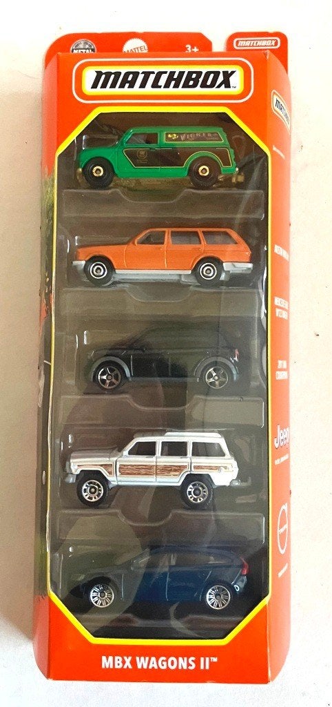Mini Van Matchbox MBX Wagons II 5-pack., Ophalen of Verzenden, Zo goed als nieuw, Auto