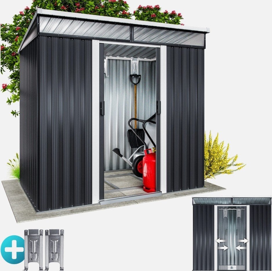 Tuinhuis tuinschuur tuinkast staal GRATIS BEZORGD!, Overige merken, Gebruikt, Verzenden, Nvt