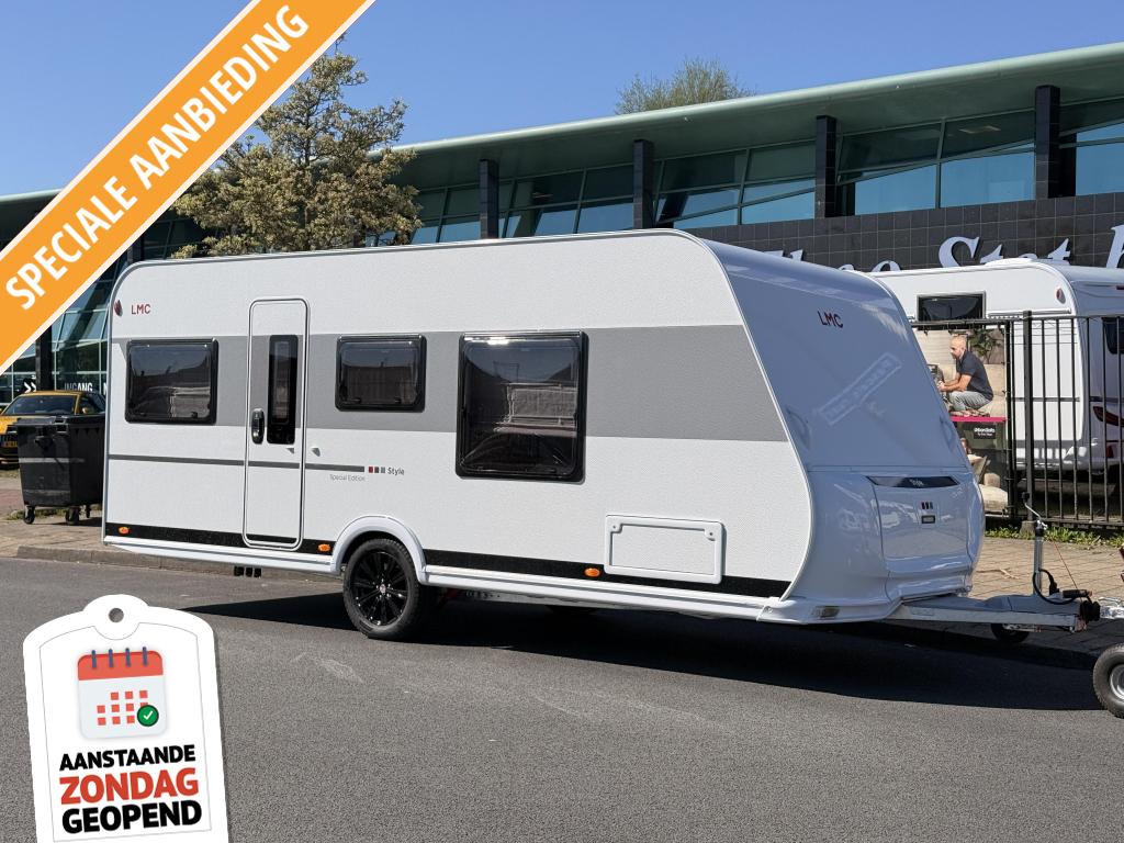 LMC Style 450 D Special edition verlichte luifellijst ((zond, Caravans en Kamperen, Bedrijf, Treinzit, Ringverwarming, 5 tot 6 meter