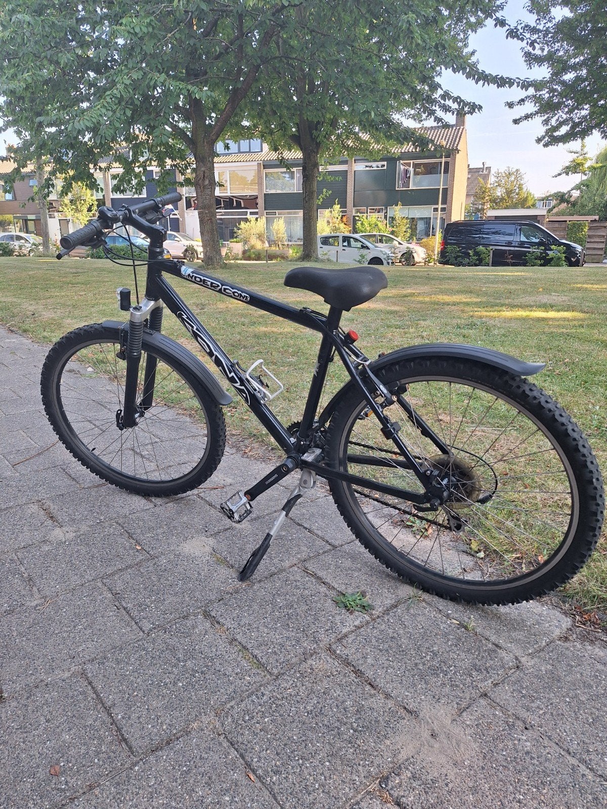 Kona Cinder Cone Mountainbike - 7005 Alu, 24 inch, Zwart, Ophalen
