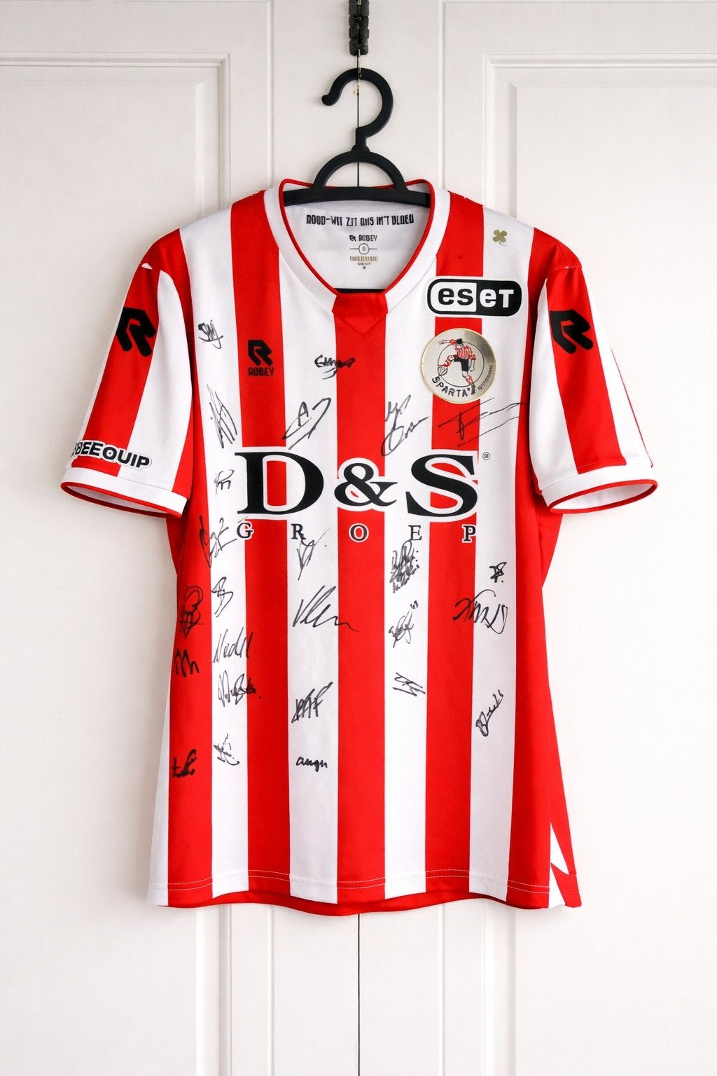 Gesigneerd Sparta Rotterdam thuis shirt - 2020/2021, Sport en Fitness, Voetbal, Zo goed als nieuw, Shirt, Maat XS of kleiner, Ophalen of Verzenden