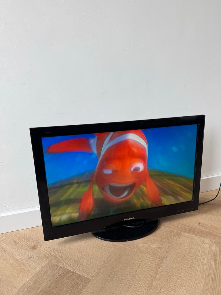 Salora 24-inch TV met ingebouwde DVD-speler, Ophalen, Gebruikt, 60 tot 80 cm, Overige merken