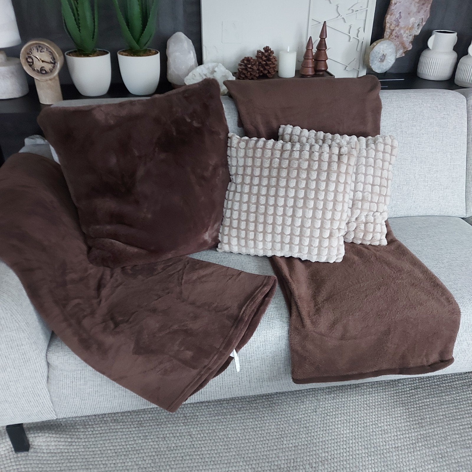 Nieuw Dutch Decor Bruin Sierkussen 60x60 cm - Zacht, Bruin, Vierkant, Nieuw, Ophalen of Verzenden