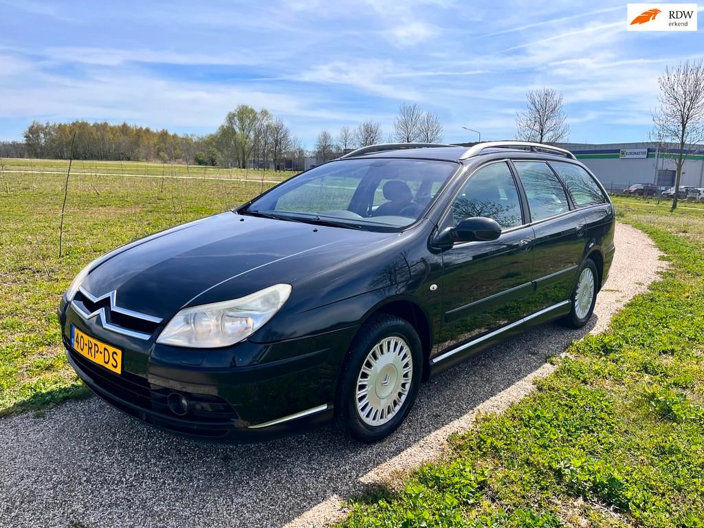 Citroen C5 Break 2.0-16V Ligne Prestige, Auto's, Citroën, Zwart, 4 cilinders, Traction-control, Zwart