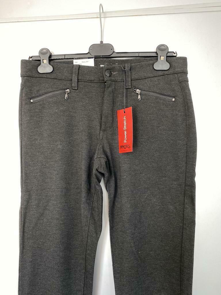 F1218 Nieuw: broek ANGELS mt 36=S Malu L30 donker-grijs, Maat 38/40 (M), Nieuw, Ophalen of Verzenden, Angels