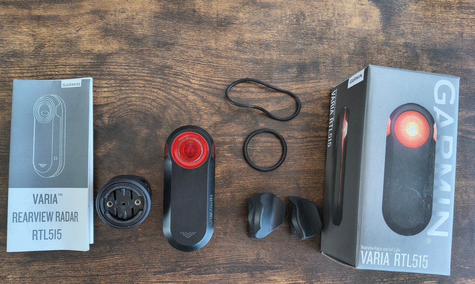Garmin Varia RTL515 - Zo goed als nieuw, Verzenden, Achterlicht, Zo goed als nieuw, Oplaadbaar