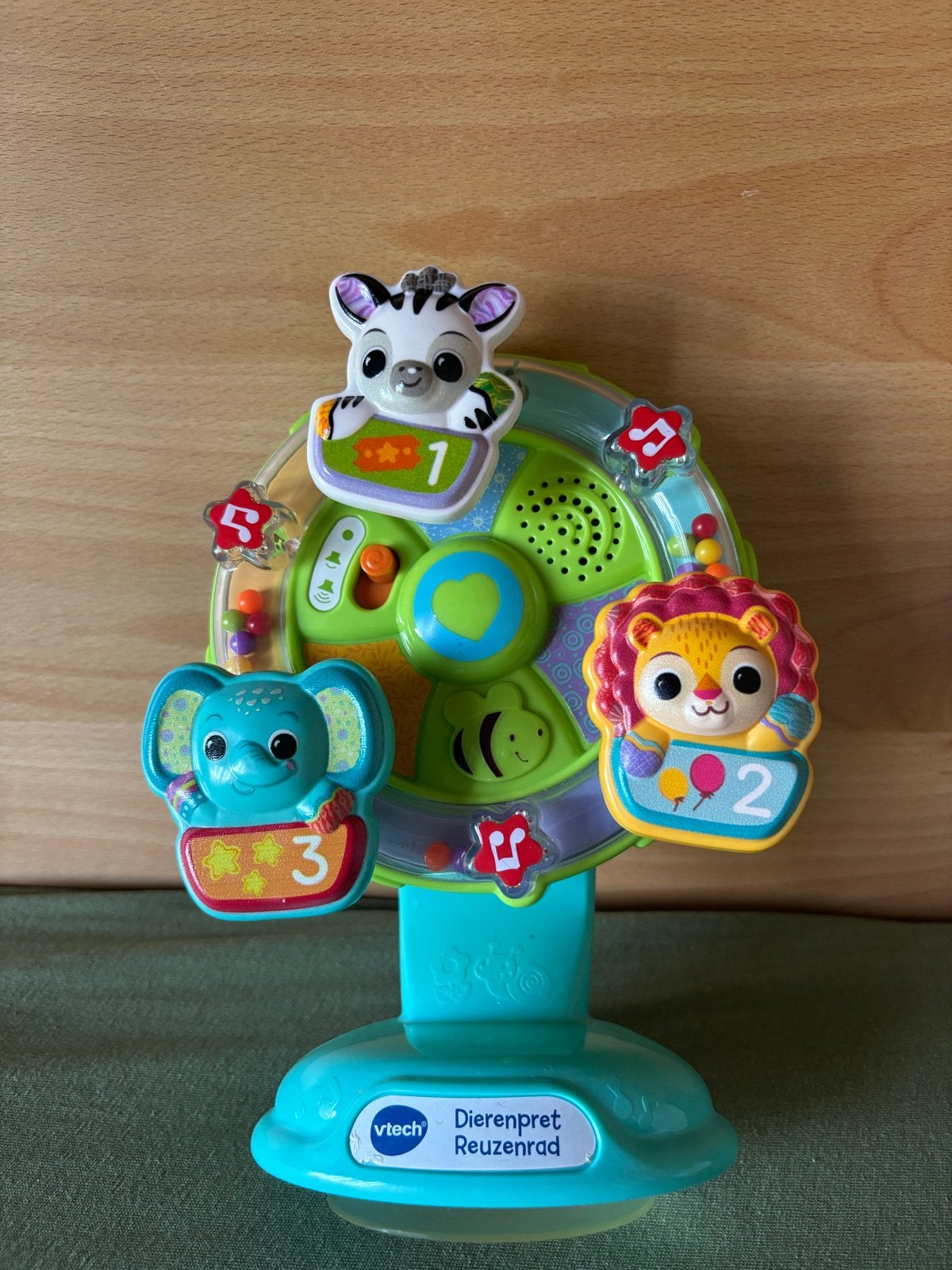 VTech Dierenpret Reuzenrad - Baby speelgoed, Ophalen, Zo goed als nieuw, Overige typen, Met licht