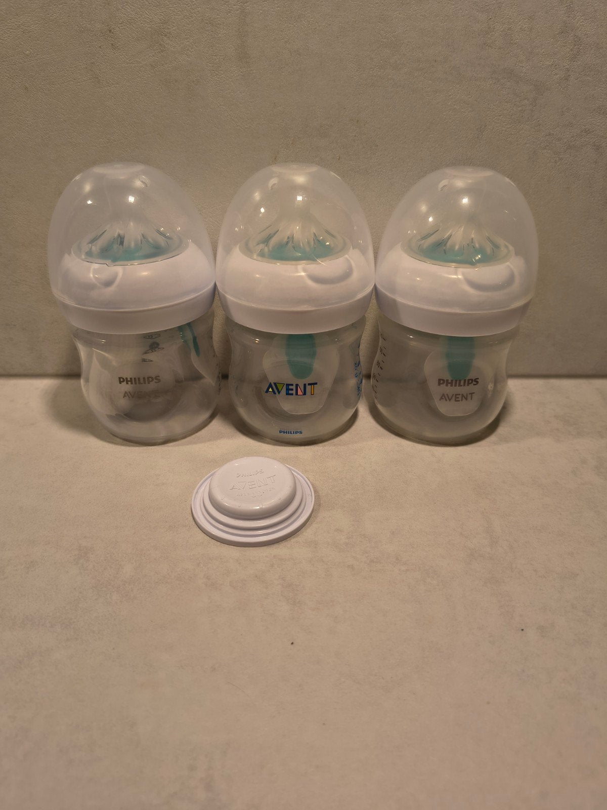 Philips Avent Babyflessen en Bewaarbakje, Gebruikt, Inclusief flessen, Babyfles, Philips Avent