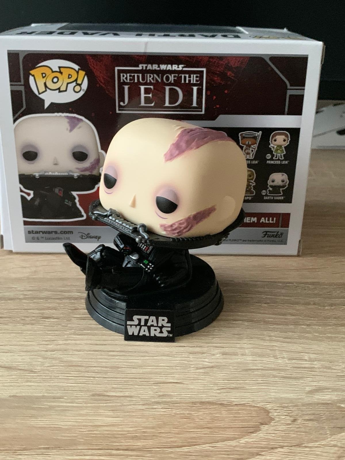 Funko Pop! Star Wars Darth Vader (Unmasked) #610, Ophalen, Zo goed als nieuw, Actiefiguurtje