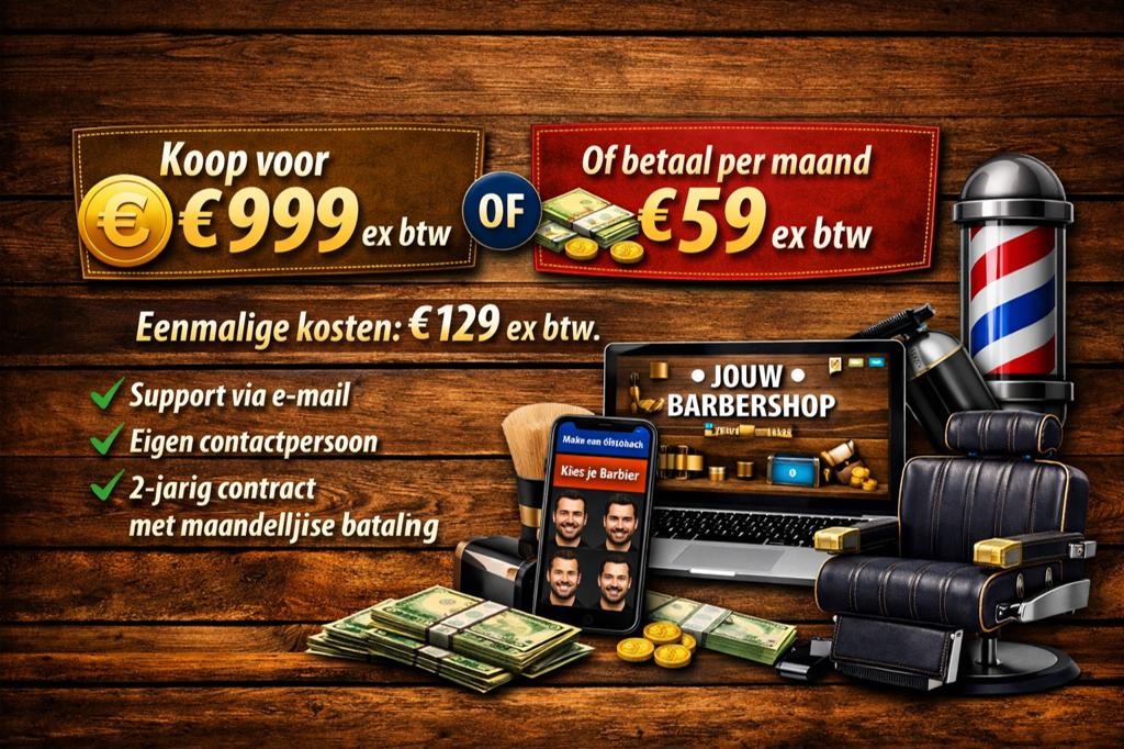Bouw je eigen barbershop‑ of kapperszaak‑systeem!, Eén persoon, Overige soorten