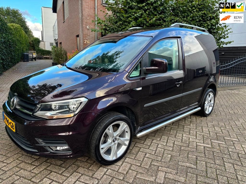 Volkswagen Caddy 2.0 TDI L1H1 BMT Highline Marge/140PK, Auto's, Voorwielaandrijving, Gebruikt, 4 cilinders, Bruin