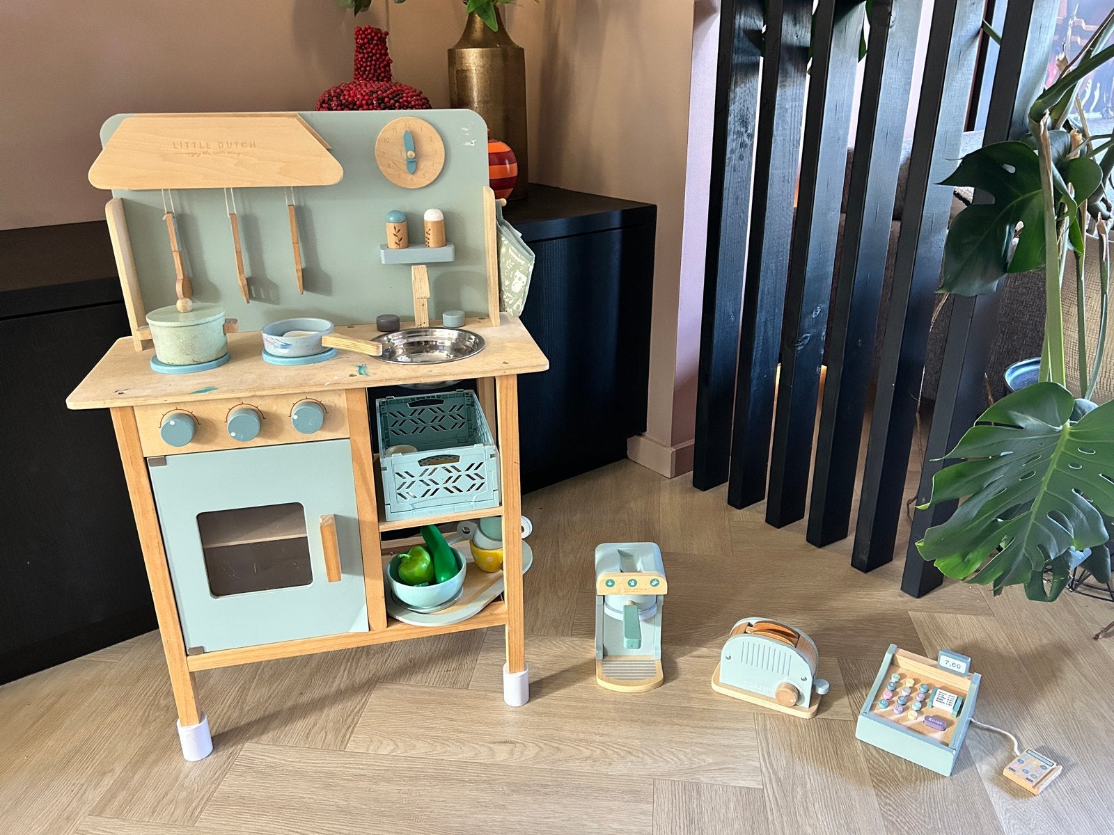 Little Dutch Speelkeuken met complete accessoires set, Kinderen en Baby's, Ophalen, Gebruikt, Hout, Speelkeuken