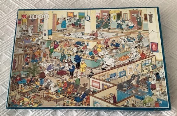 Jan van Haasteren puzzle 1000 stukjes Van Harte Beterschap!, Hobby en Vrije tijd, Denksport en Puzzels, Ophalen, 500 t/m 1500 stukjes