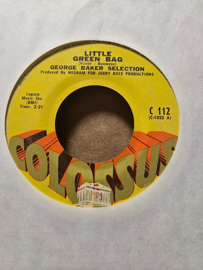 George Baker selection - Little green bag (VS), Gebruikt, 7 inch, Ophalen of Verzenden, Pop