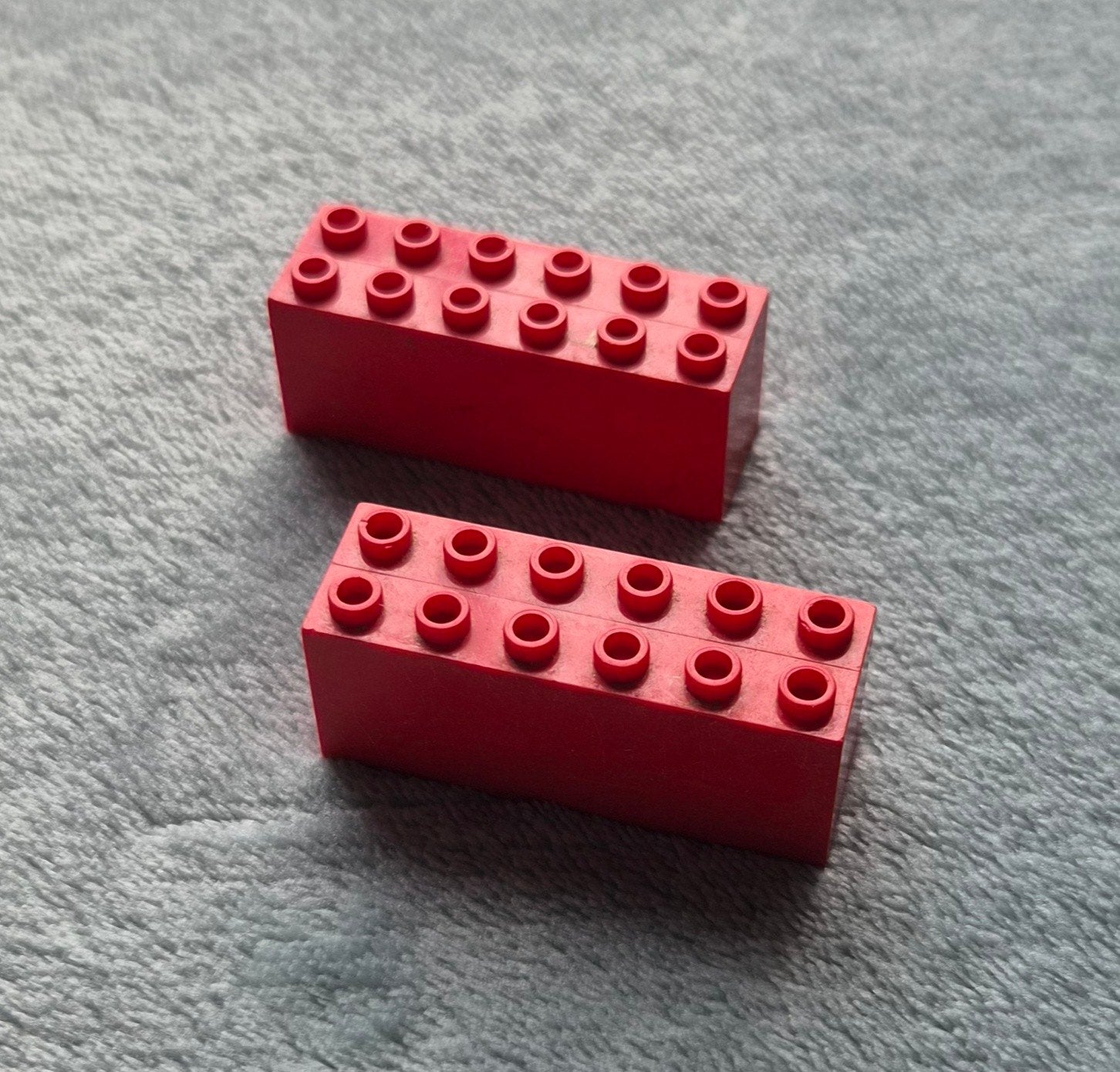 Lego trein locomotief gewicht / ballast blokken 6x2x2 Rood., Ophalen of Verzenden, Gebruikt, Losse stenen, Lego