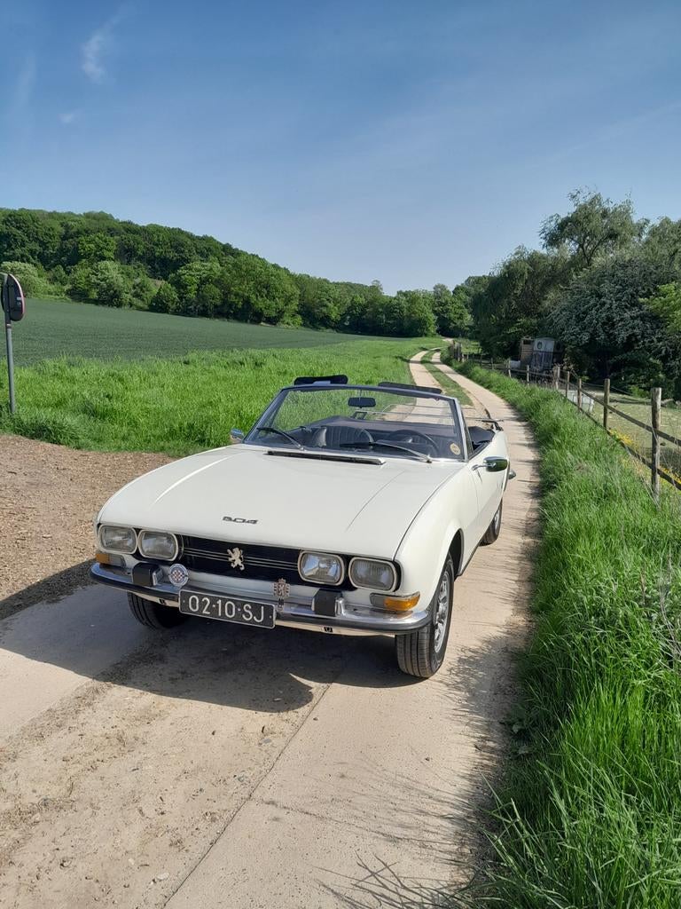 Peugeot 504 2.0 I 1971 Wit, Cabriolet, Wit, Origineel Nederlands, Particulier