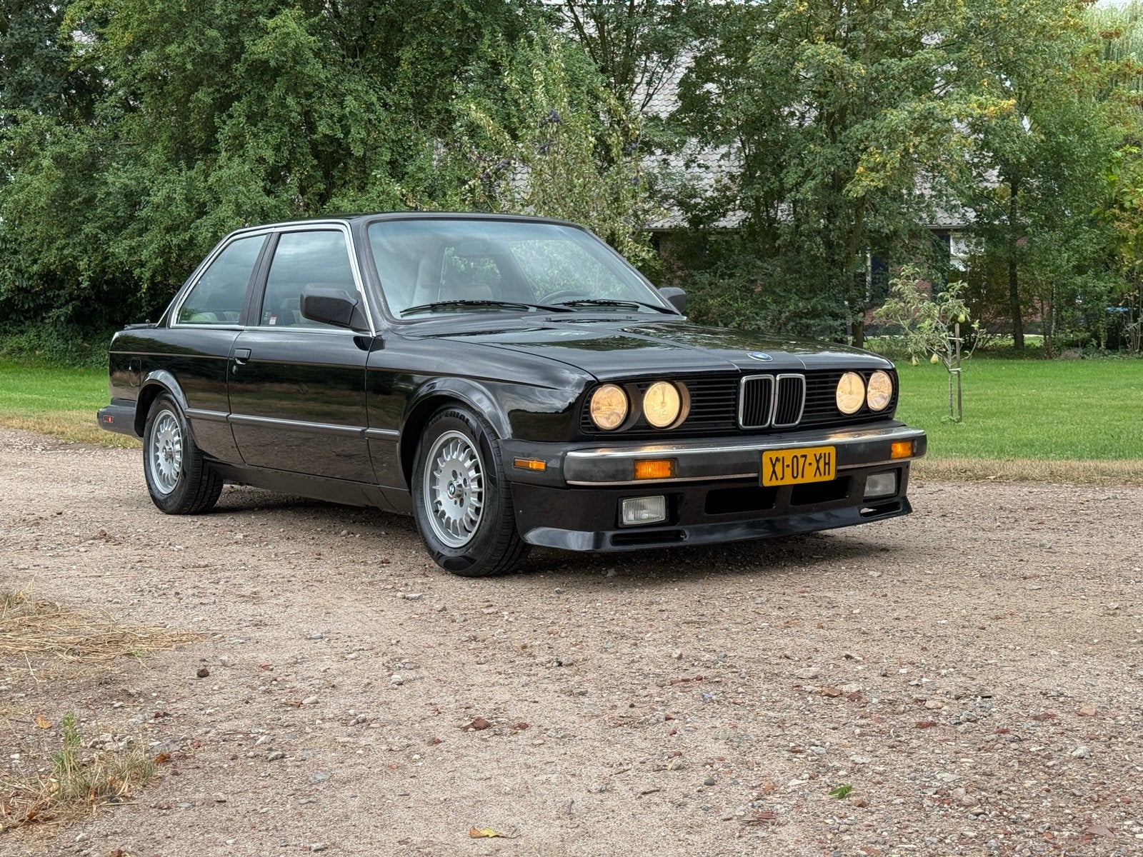 BMW E30 325e ETA USA Import 1986 | M-Technic | Sper | Airco, Achterwielaandrijving, Zwart, 1200 kg, Handgeschakeld