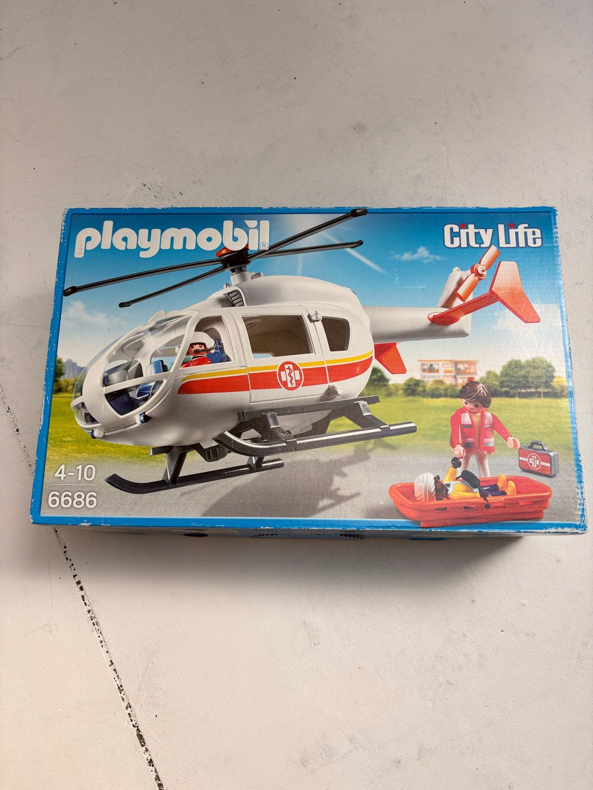 Playmobil City Life 6686 Helikopter - Nieuw in doos, Complete set, Voertuig, Nieuw, Ophalen of Verzenden