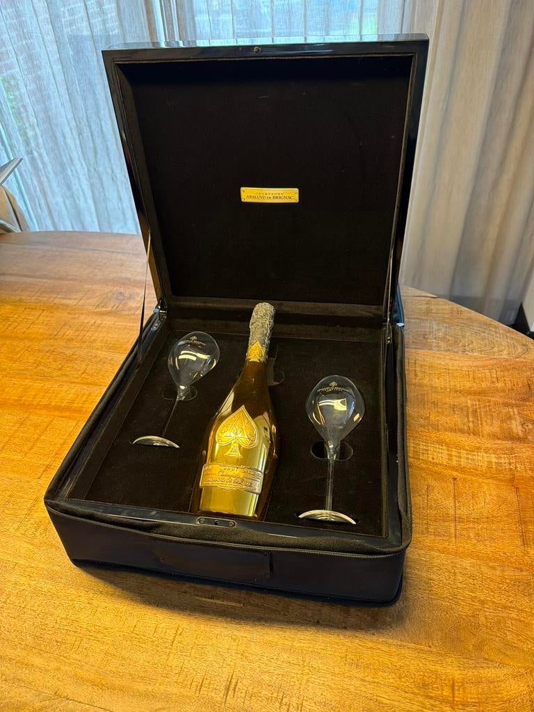 Armand de brignac Gold, Ophalen of Verzenden, Zo goed als nieuw, Frankrijk, Champagne