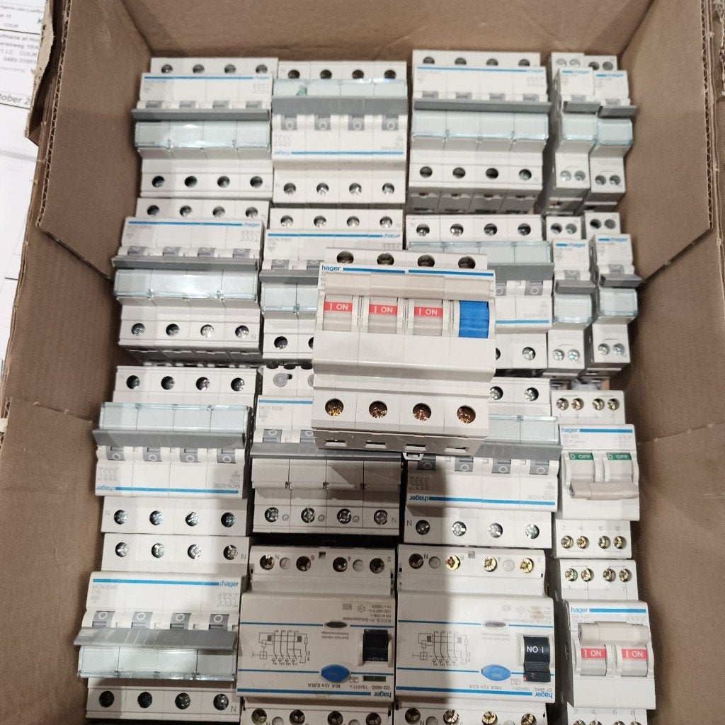 Hager automaten 16 t/m 63 amp, Ophalen, Gebruikt, Hager, Installatieautomaat