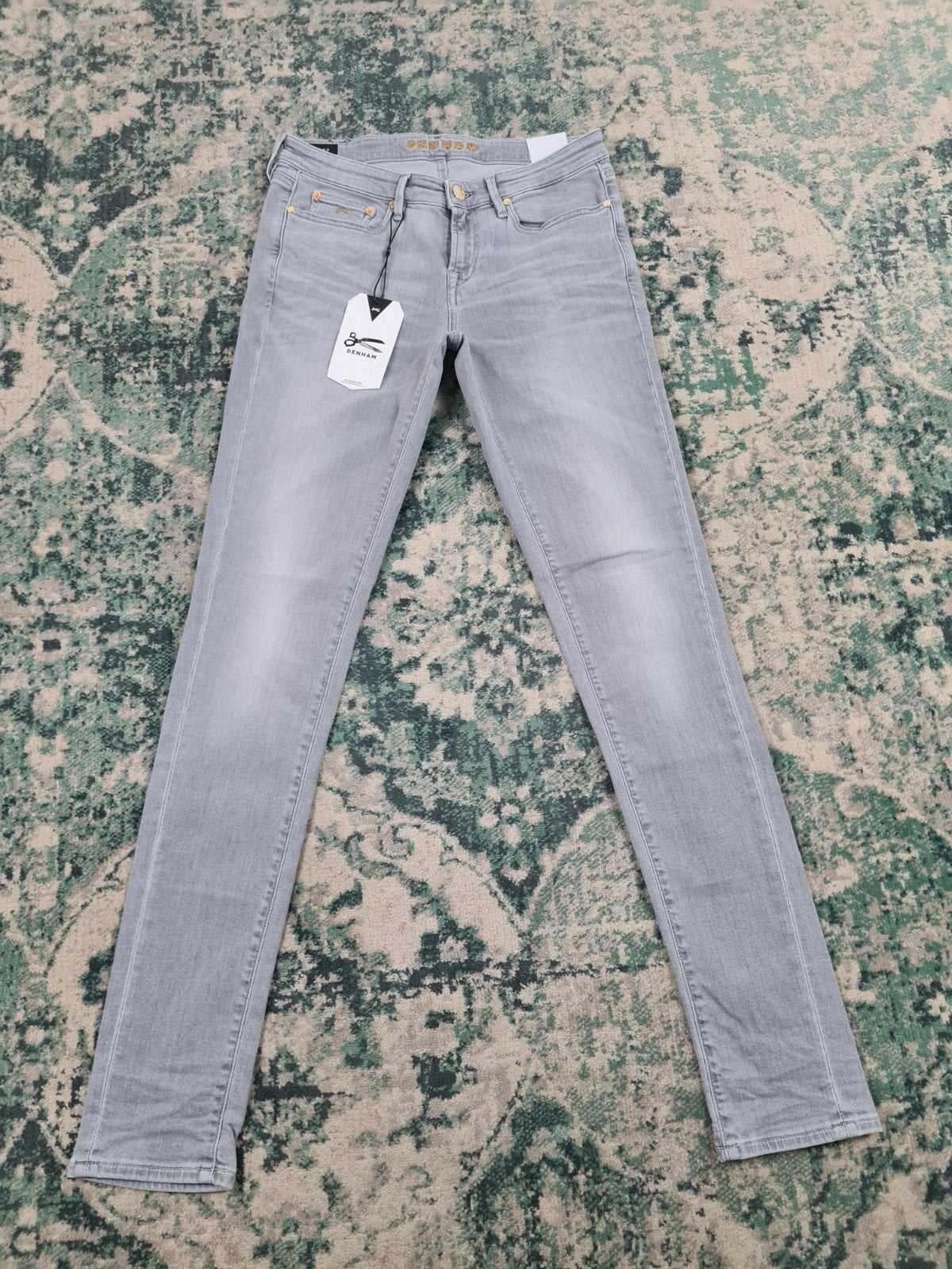 Denham Sharp Skinny Fit W29 L32 Grijs Nieuw Tulsi2932, Denham, Nieuw, Ophalen of Verzenden, W28 - W29 (confectie 36)
