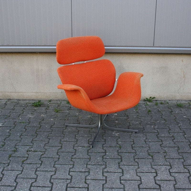Oude Originele Vintage F545 Big Tulip | Artifort | P. Paulin, Ophalen, Gebruikt, Onbekend, 75 tot 100 cm