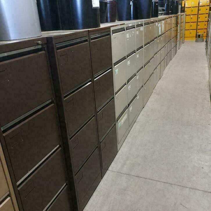 diverse stalen dossierkasten archiefkasten 4 laden kast, 5 laden of meer, Ophalen, Gebruikt, 25 tot 50 cm