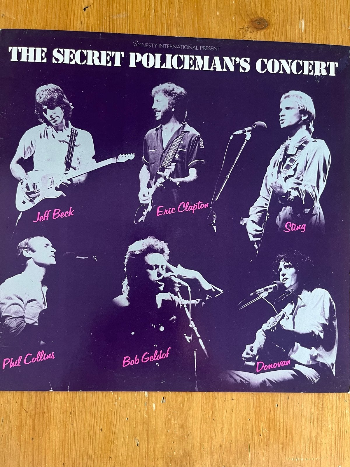 The Secret Policeman's Concert LP - Jeff Beck, Eric Clapton,, Ophalen of Verzenden, Gebruikt, Rock, LP
