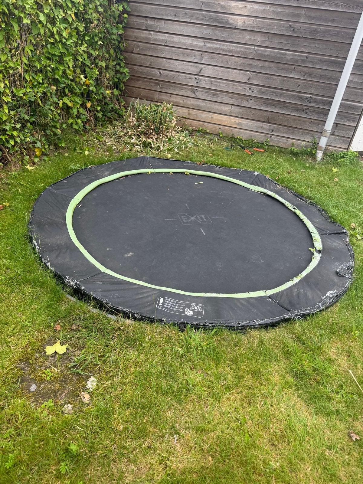 *GRATIS* Ingegraven trampoline 2,30m (springdoek 1,85m), Ophalen, Gebruikt