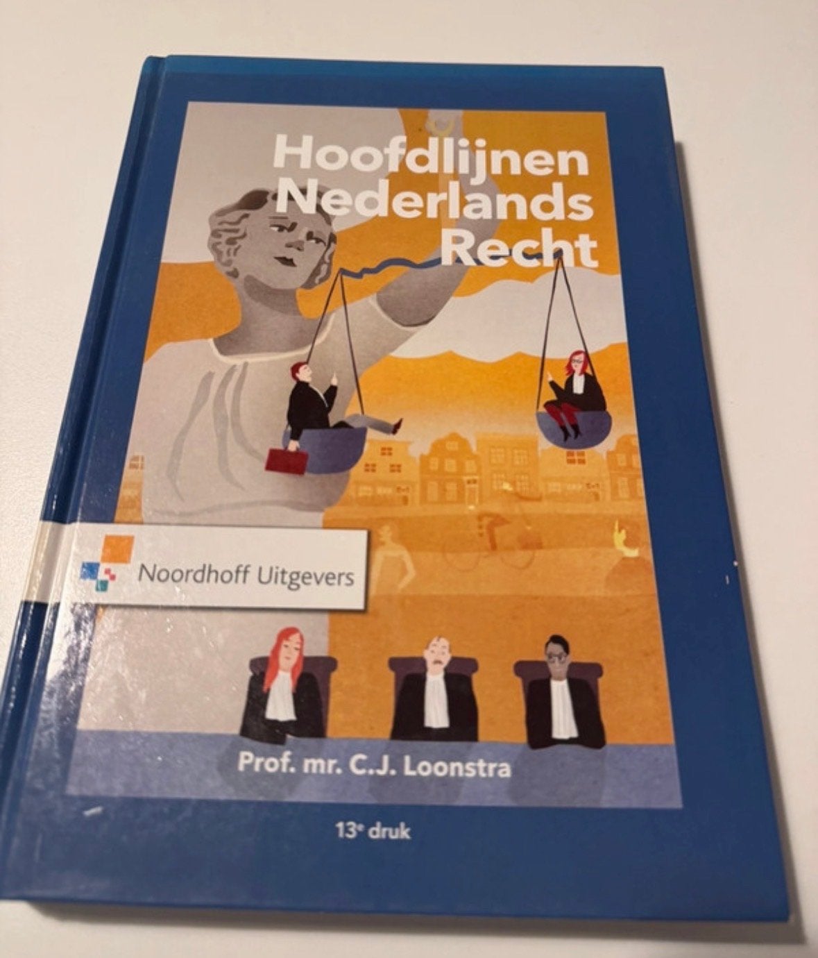 Hoofdlijnen Nederlands Recht - 13e druk, Ophalen of Verzenden, Gamma, Zo goed als nieuw, HBO