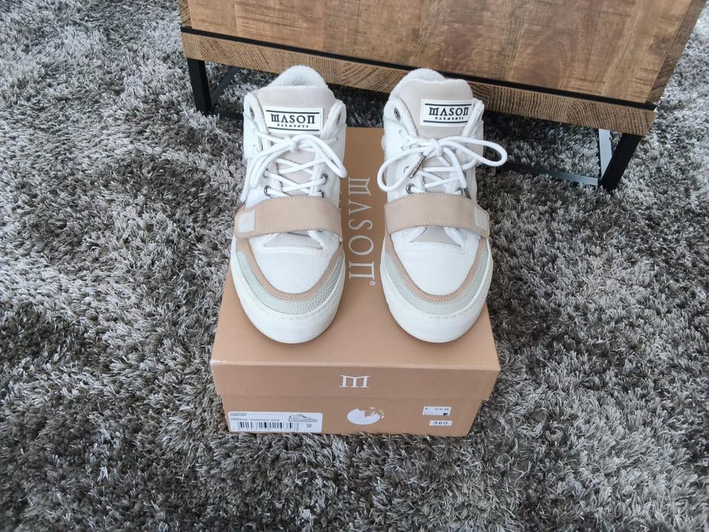 Mason garments gympen, Ophalen of Verzenden, Zo goed als nieuw, Wit, Sneakers of Gympen