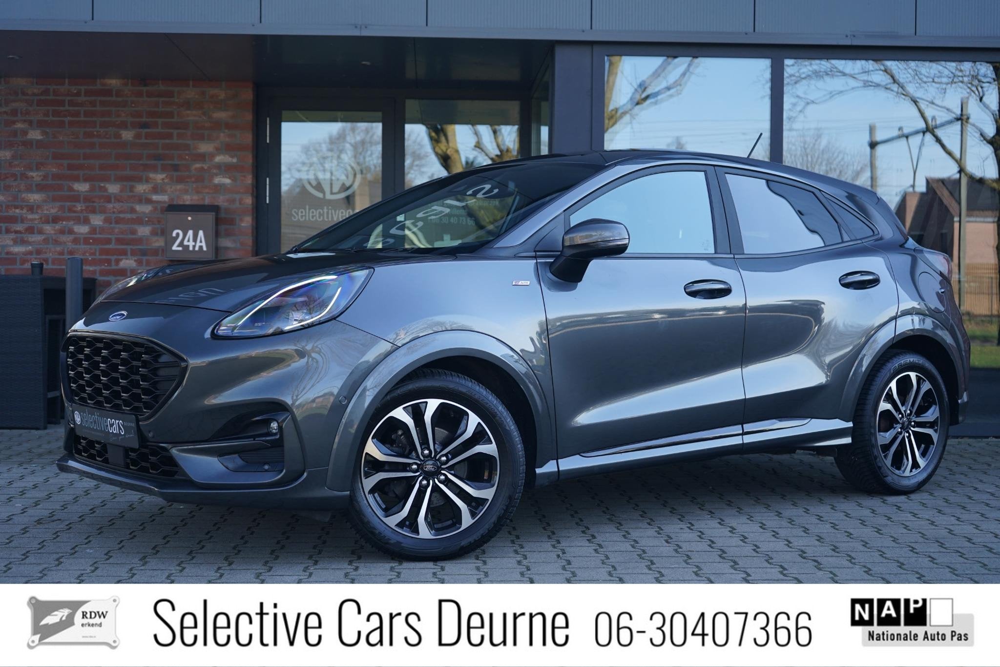 Ford Puma 1.0 EcoBoost Hybrid ST-Line Automaat, Camera, BTW, 1226 kg, Bedrijf, Automatische klimaatregeling, 3 cilinders
