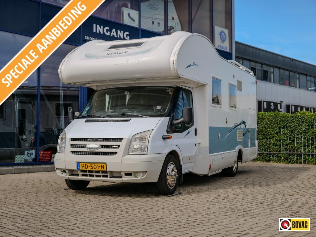 Rimor Superbrig 687 TC 2X AIRCO INRUILKOOPJE!, Caravans en Kamperen, Standaard zit, Ringverwarming, Ford, Bedrijf