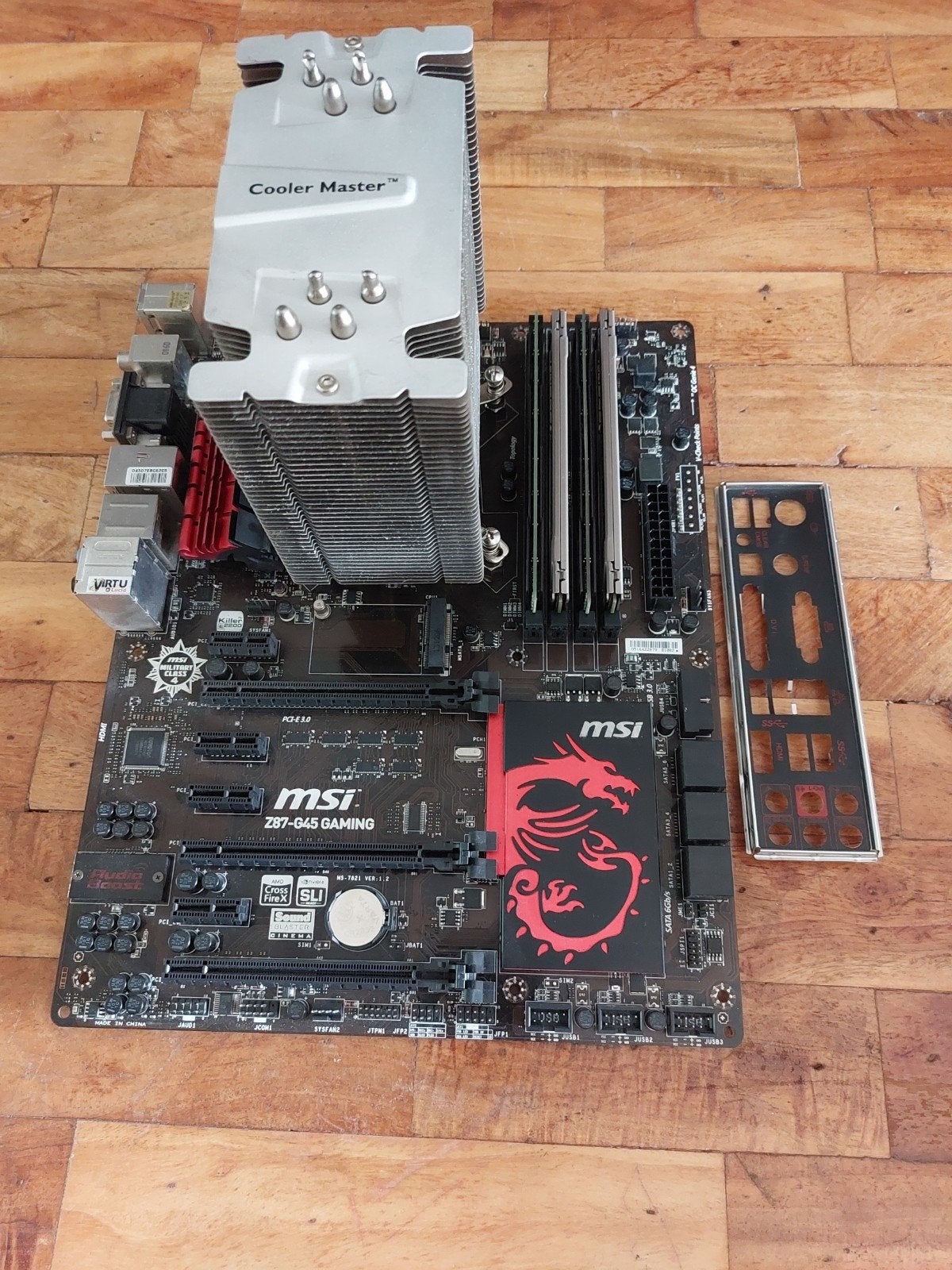 MSI Z87-G45 GAMING Moederbord met Intel i5 3570K & 16GB RAM, Gebruikt, DDR3, Ophalen of Verzenden, LGA 1150